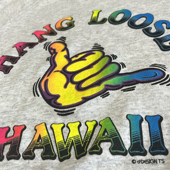 VINTAGE , HAND LOOSE HAHAII sweatshirt - Picture 4 of 5